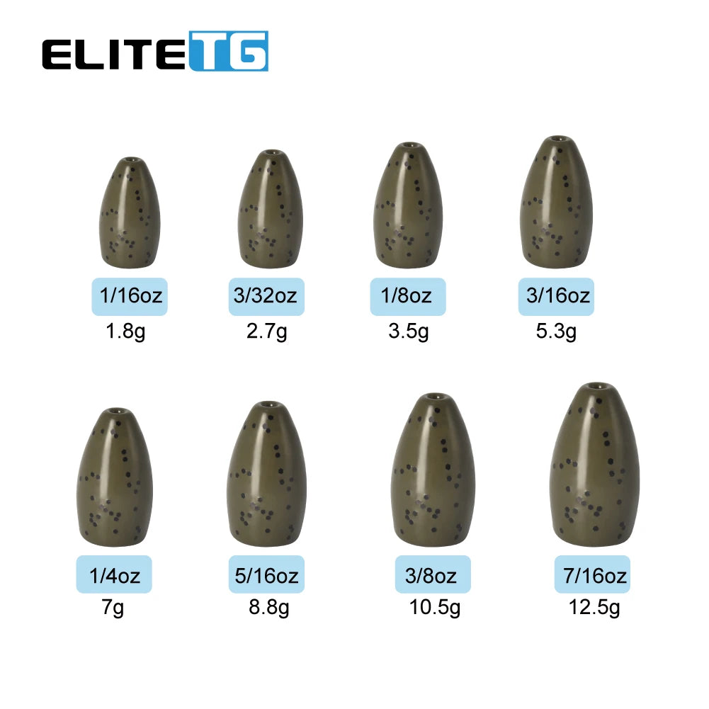 Lead Free Tungsten Fishing Weights